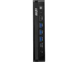 MSI Pro DP10 A14MG-004EU Mini PC - Intel Pentium Gold G7400 - 8GB DDR5 - 128GB SSD - Zwart - afbeelding 6 van 6