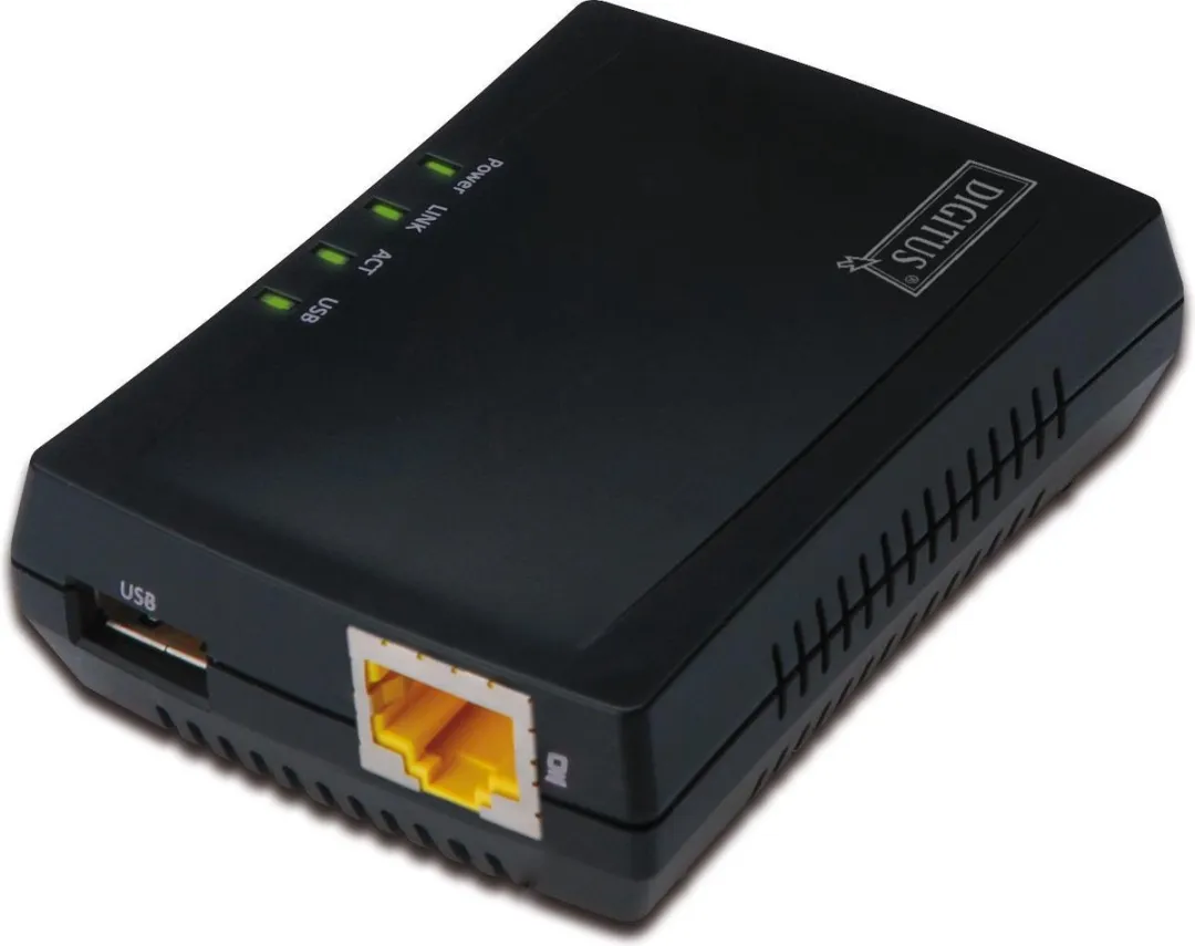 Digitus DN-13020 Netwerk-USB-server - 1x USB 2.0