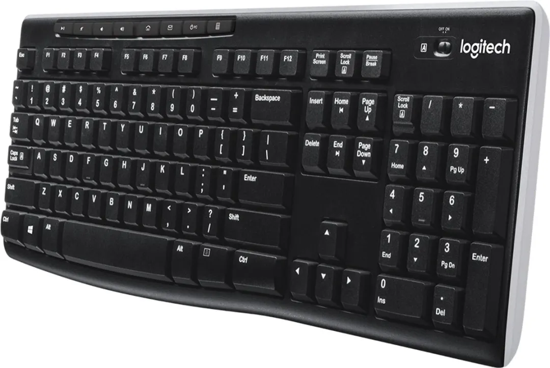 Logitech K270 Draadloos Toetsenbord - UK Layout - Zwart