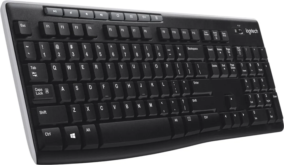 Logitech K270 Draadloos Toetsenbord - UK Layout - Zwart - afbeelding 6 van 6