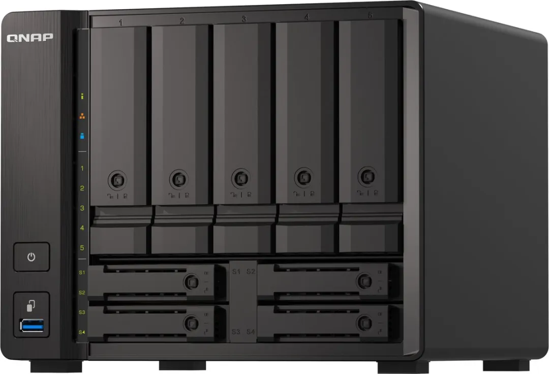 QNAP TS-h973AX-8G NAS - 9 Sloten - 4 Cores - 3x Ethernet - afbeelding 6 van 6