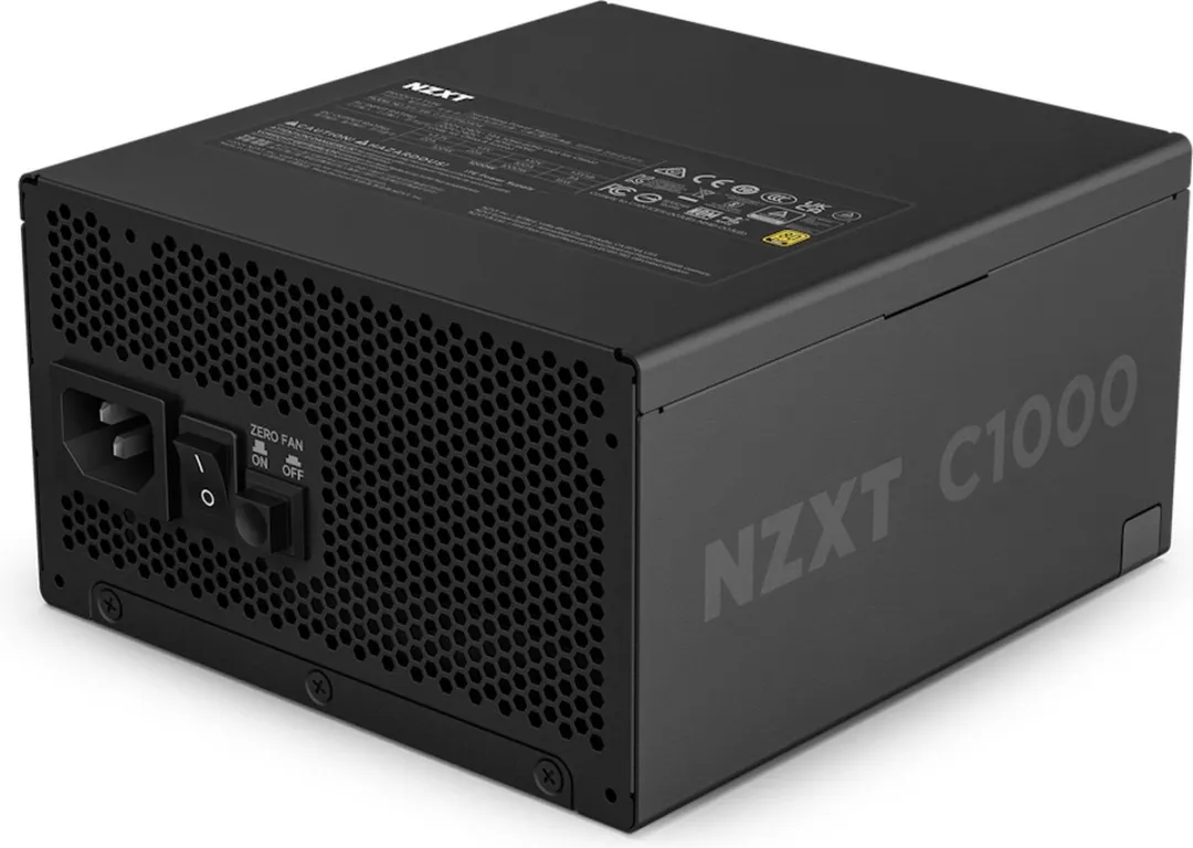 NZXT C1000 Gold ATX 3.1 Voeding 1000W - Zwart