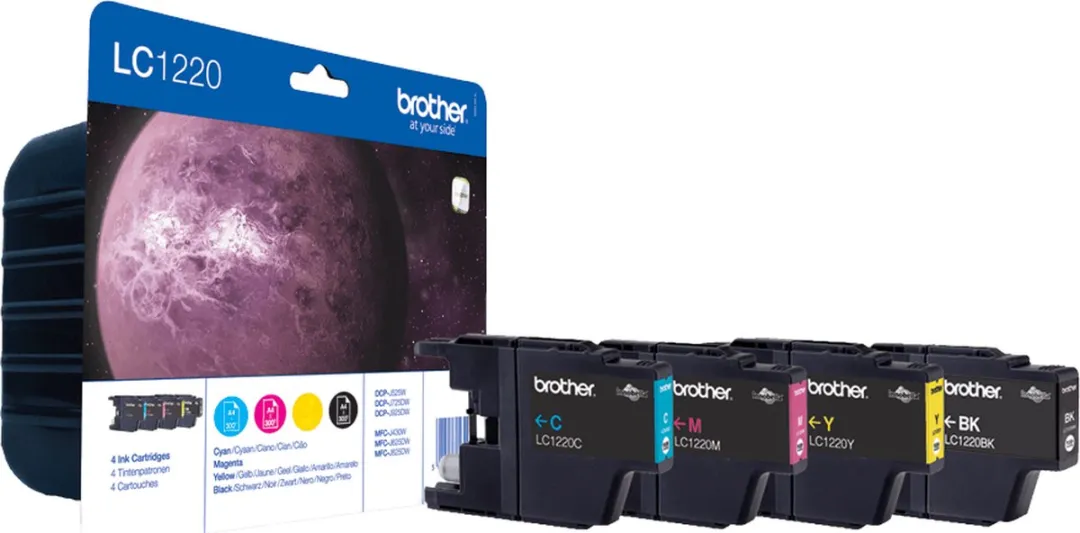 Brother LC-1220VALBPDR Inktcartridge - 4 Kleuren - afbeelding 6 van 6