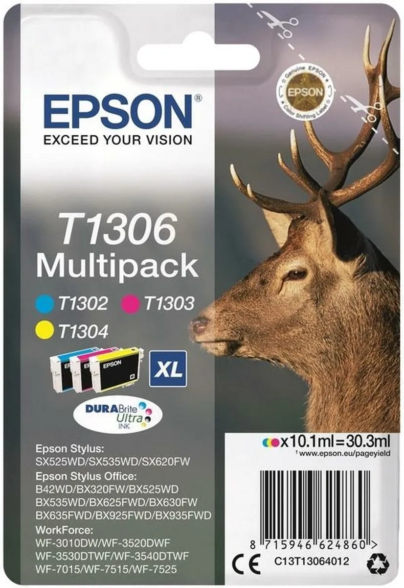 Epson T1306 DURABrite Ultra Inktcartridge