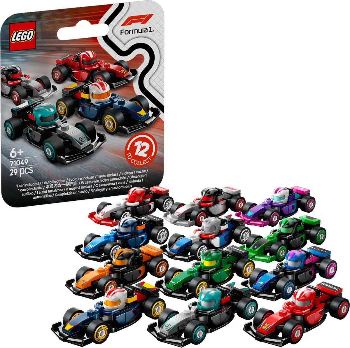 LEGO F1 Raceauto Collectie 71049 - 29 Onderdelen - afbeelding 6 van 6