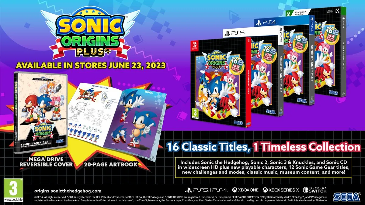 Sega Sonic Origins Plus PS5