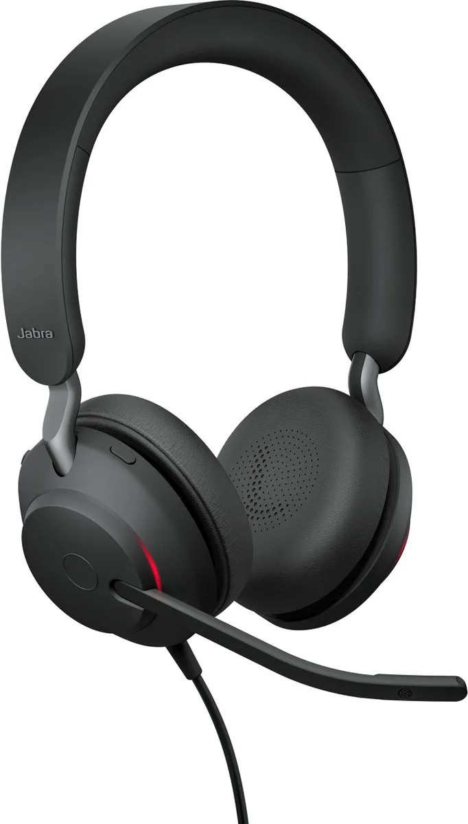 Jabra Evolve2 40 USB-C Headset - Zwart