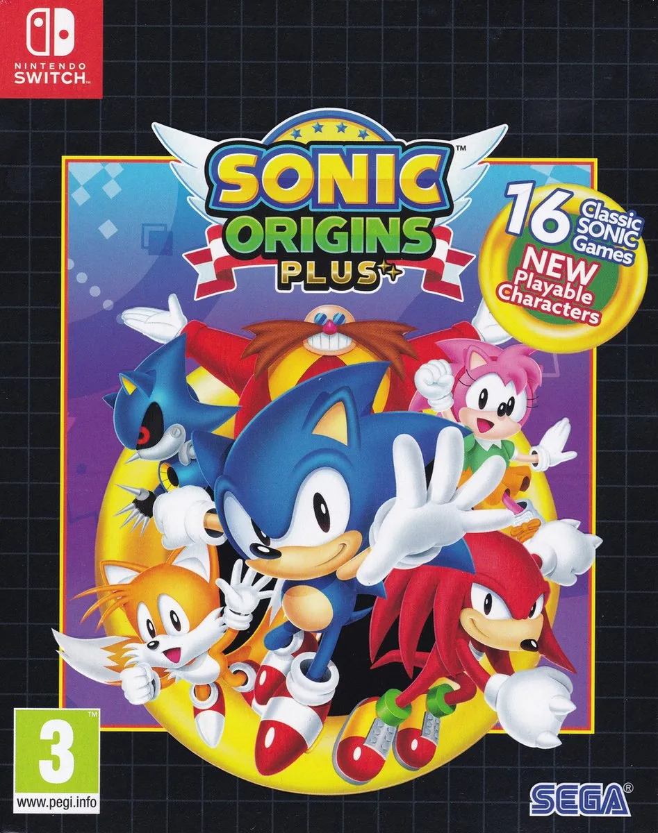 Sega Sonic Origins Plus Nintendo Switch - Gamecard