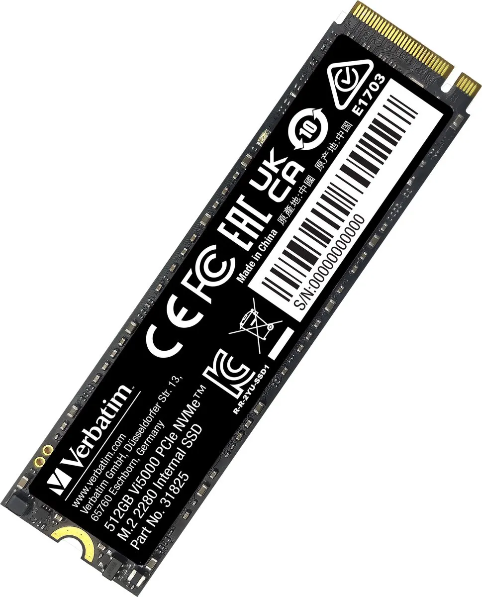 Verbatim Vi5000 31825 M.2 NVMe SSD 512GB
