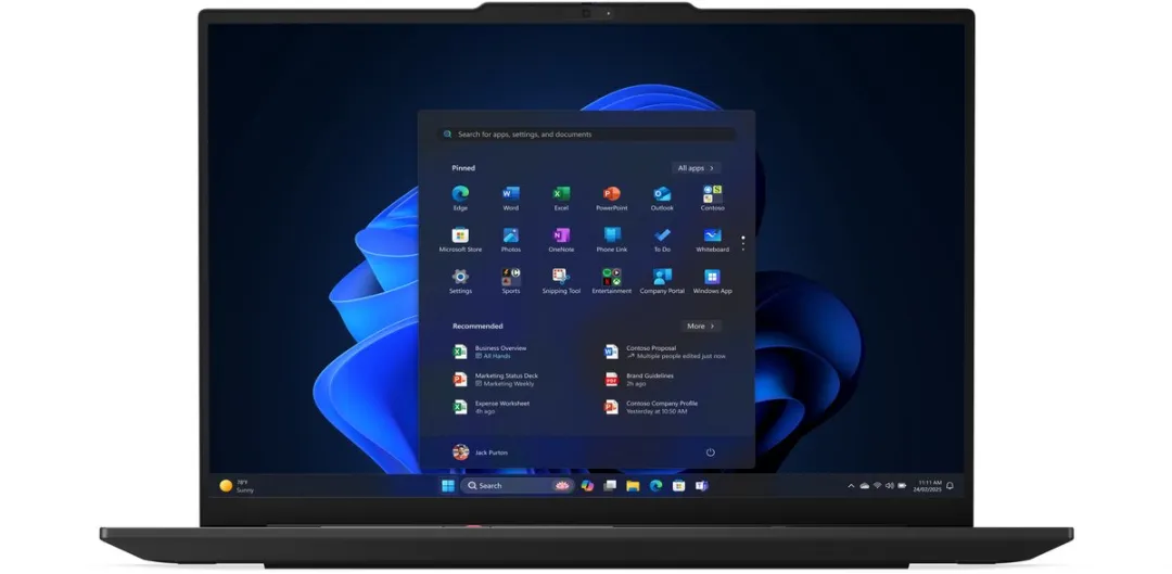 Lenovo ThinkPad E16 Gen 3 Core Ultra 5 228V Laptop 16" WUXGA - 32GB 1TB SSD - Zwart - afbeelding 6 van 6