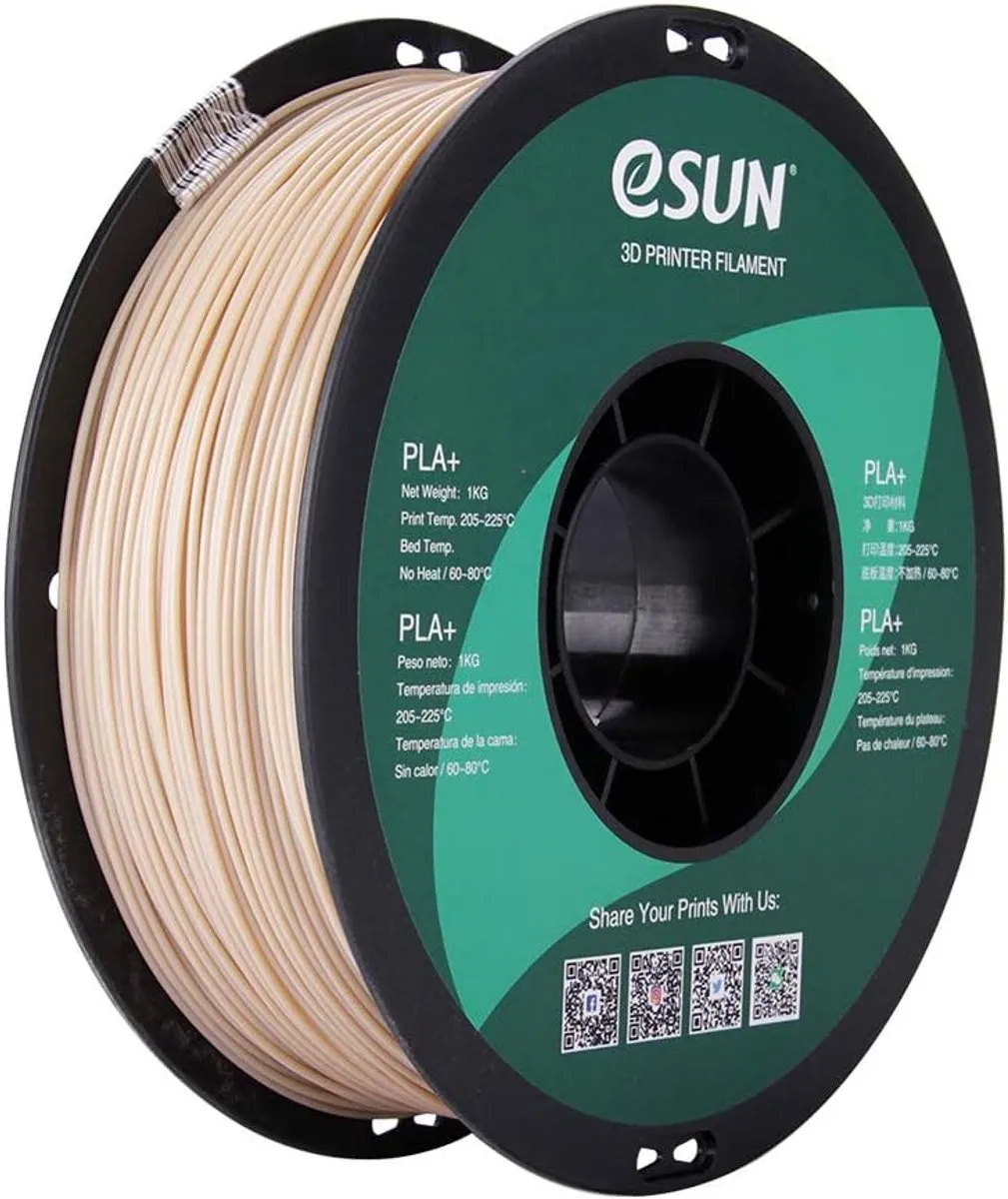 ESUN PLA+ Filament 1.75mm Bone White 1kg