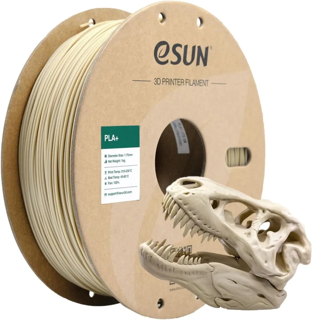 ESUN PLA+ Filament 1.75mm Bone White 1kg