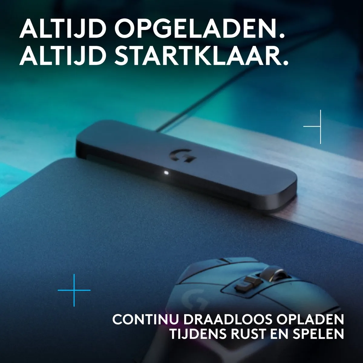 Logitech G Powerplay 2 Muismat & Oplaadstation - Zwart