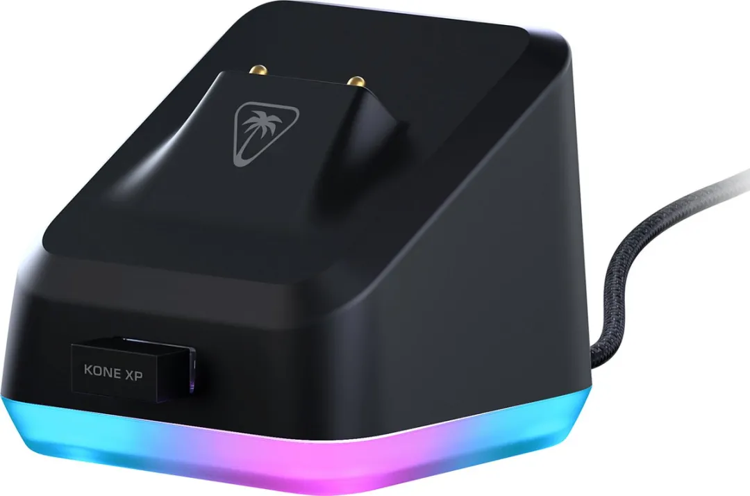 Draadloze Turtle Beach® Kone XP Air-gamemuis met oplaaddock - Zwart