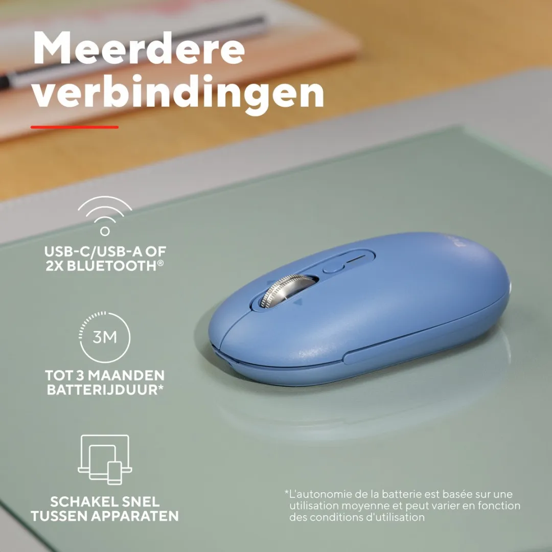 Trust Seron Hyperscrolmuis 26020 - Verticaal - Blauw