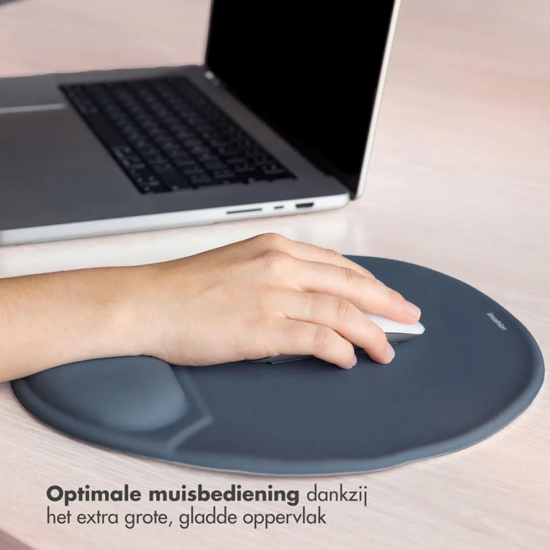 Imoshion Ergonomische Muismat 30x25cm - Seal Blue
