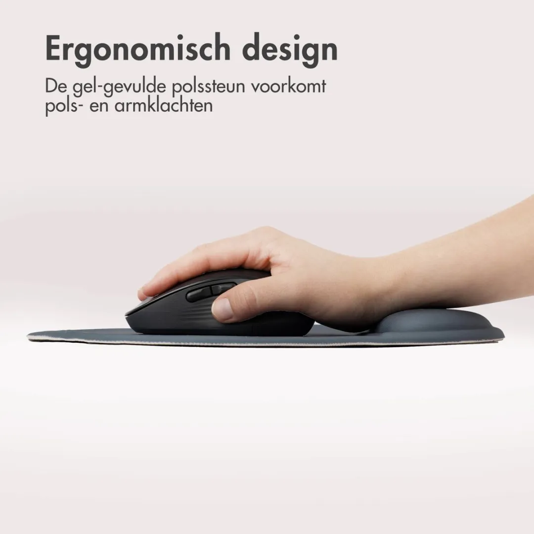 Imoshion Ergonomische Muismat 30x25cm - Seal Blue