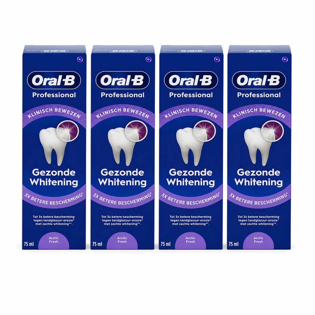 Oral-B Professionele Whitening Tandpasta 4x75ml