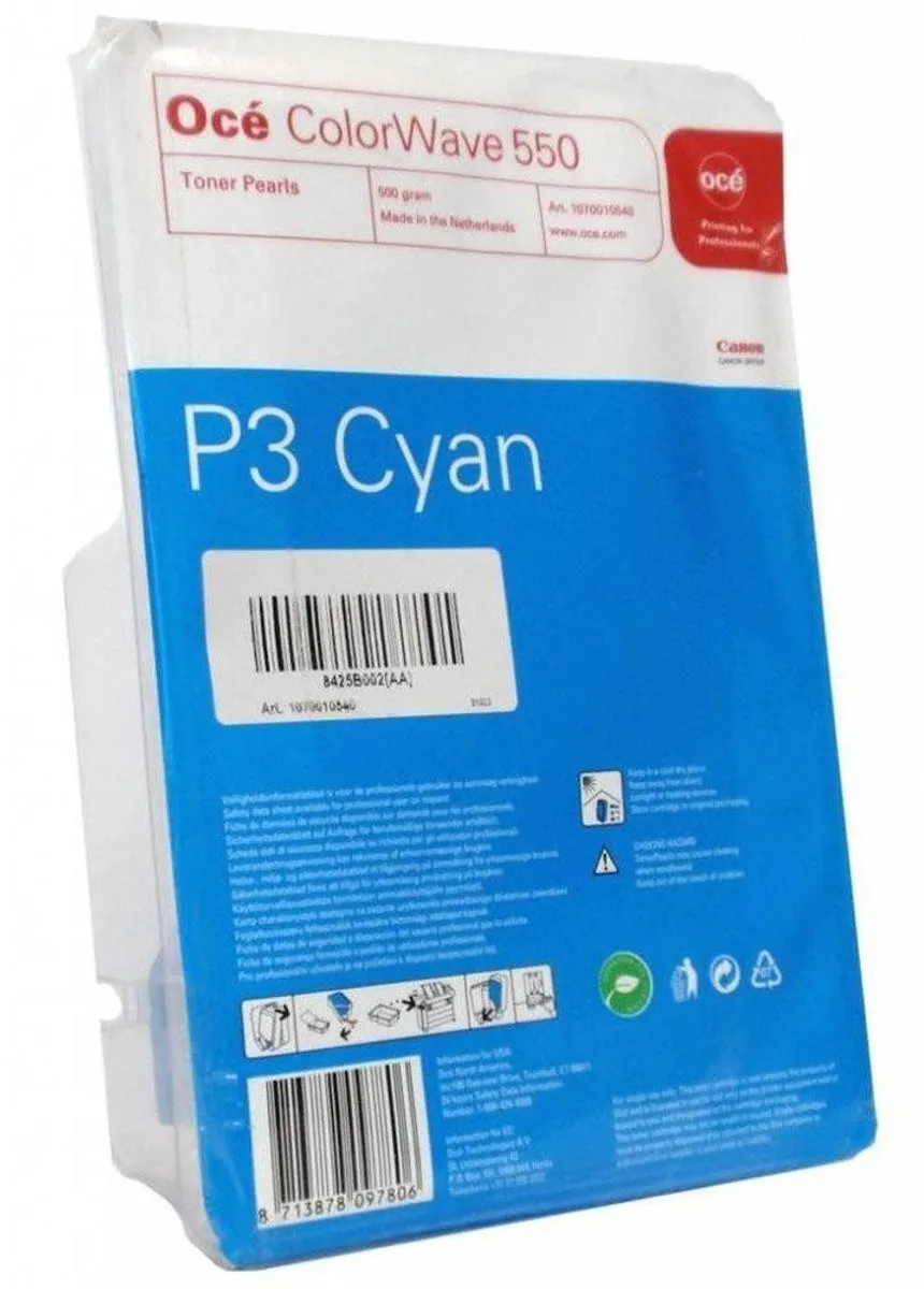 Canon CW550 Tonerparels Cyaan 500g - 1070010540