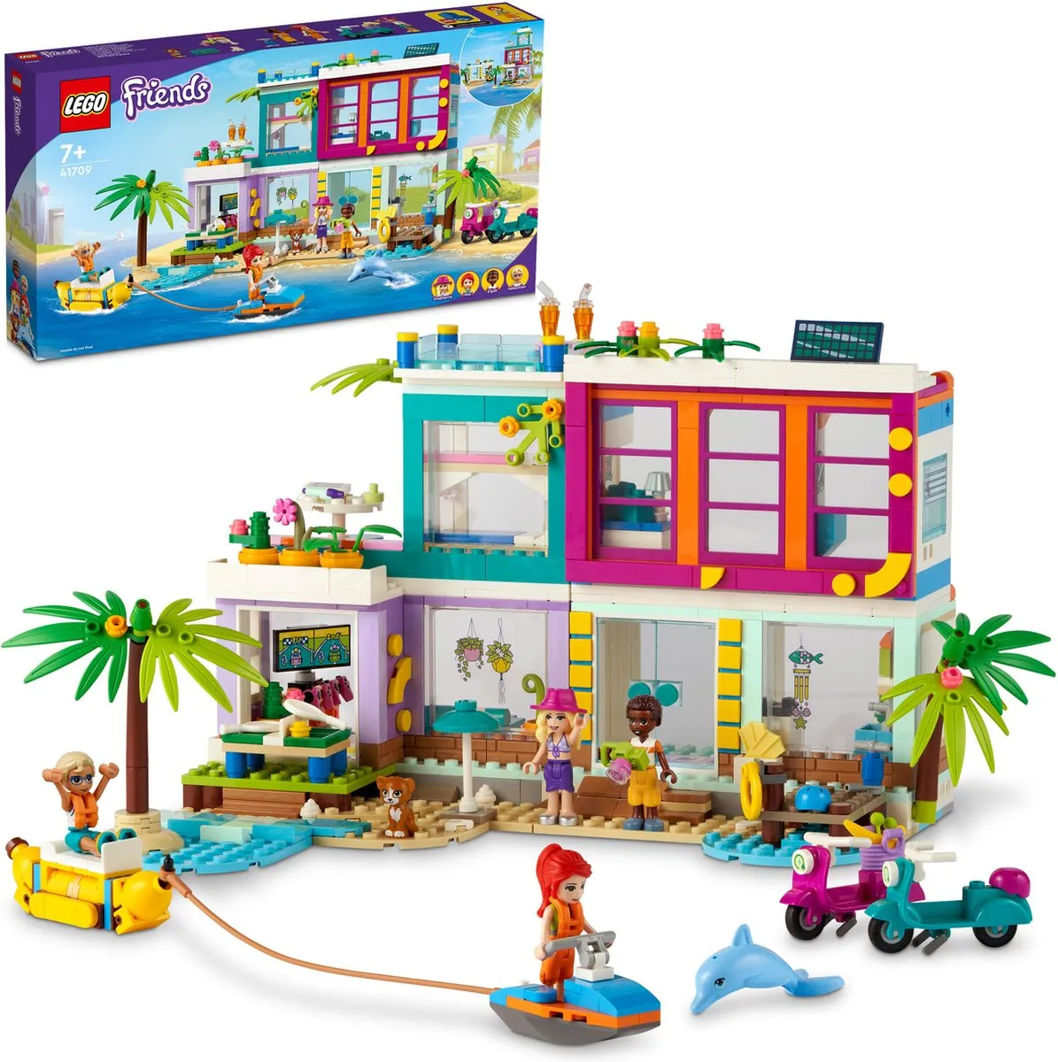 LEGO Friends Vakantie Strandhuis 41709 - 686 Stukken - afbeelding 6 van 6