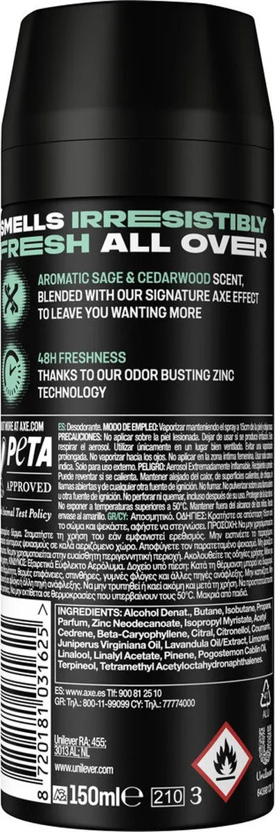 Axe Apollo Deodorant Spray 150ml