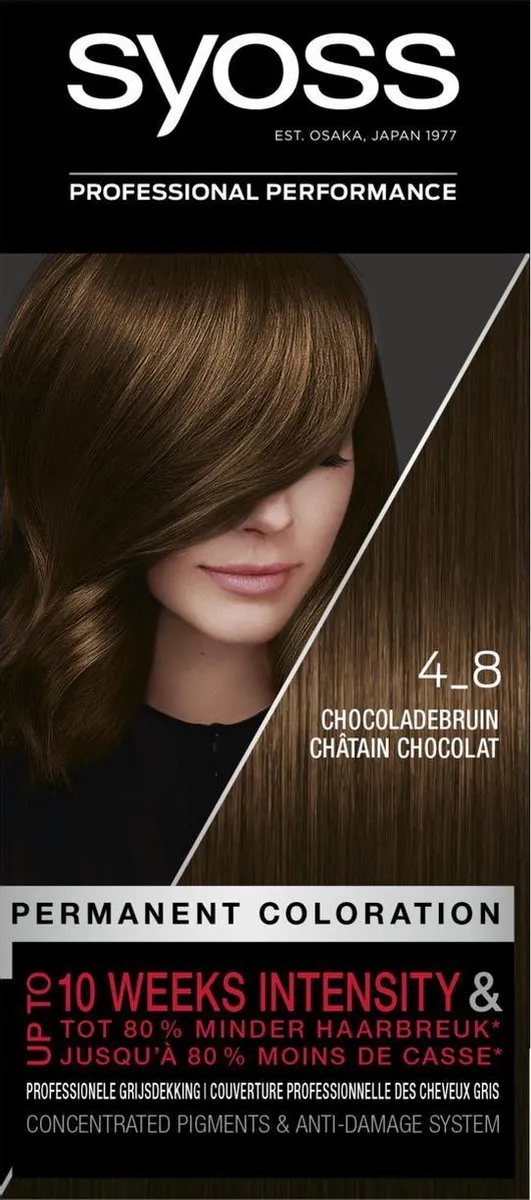 SYOSS Color Baseline 4-8 Chocoladebruin Haarverf 115ml
