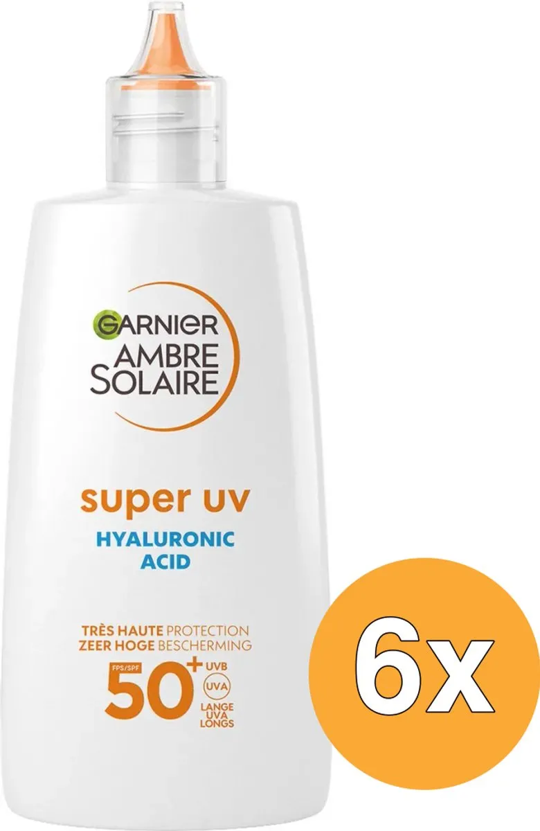 Garnier Ambre Solaire Fluid Hyaluronzuur SPF 50+ 240ml
