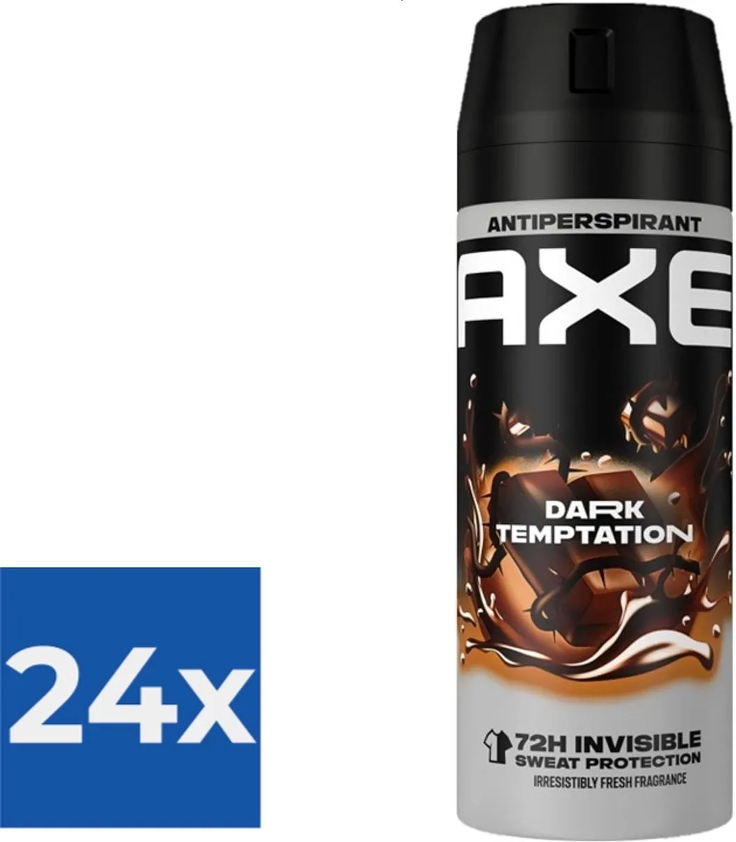 Axe Dark Temptation Anti-transpirant Spray 150ml - 24 Stuks