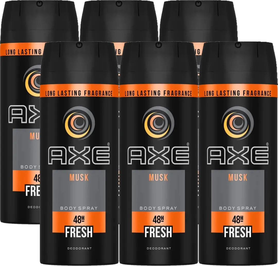 Axe Musk Fresh Deo Spray 150ml - 6 Stuks