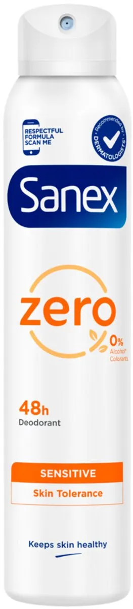 Sanex Deodorant Spray Zero% Sensitive Skin