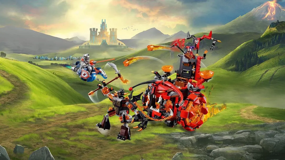 LEGO NEXO KNIGHTS Jestro’s Evil Mobile 70316 - 658 Stukken
