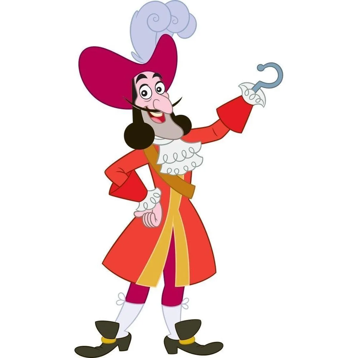 Disney Jake and the Neverland Pirates Kapitein Haak Muurstickers - 23-delig