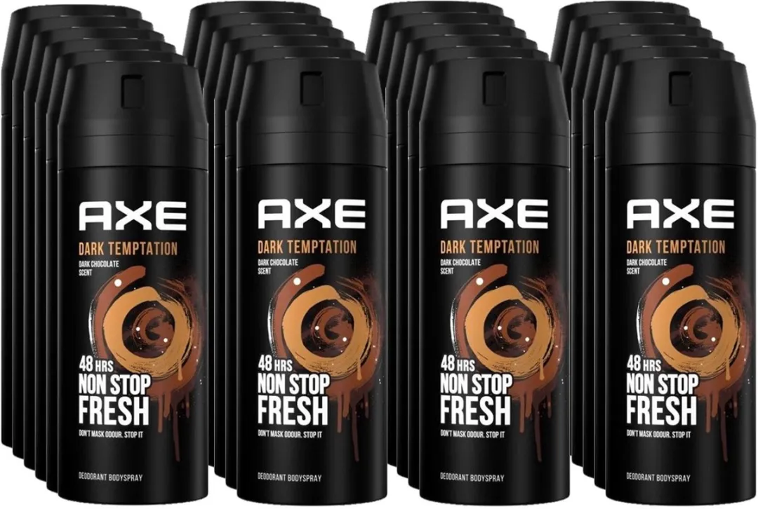 Axe Dark Temptation Deodorant Spray 150ml - 24 Stuks
