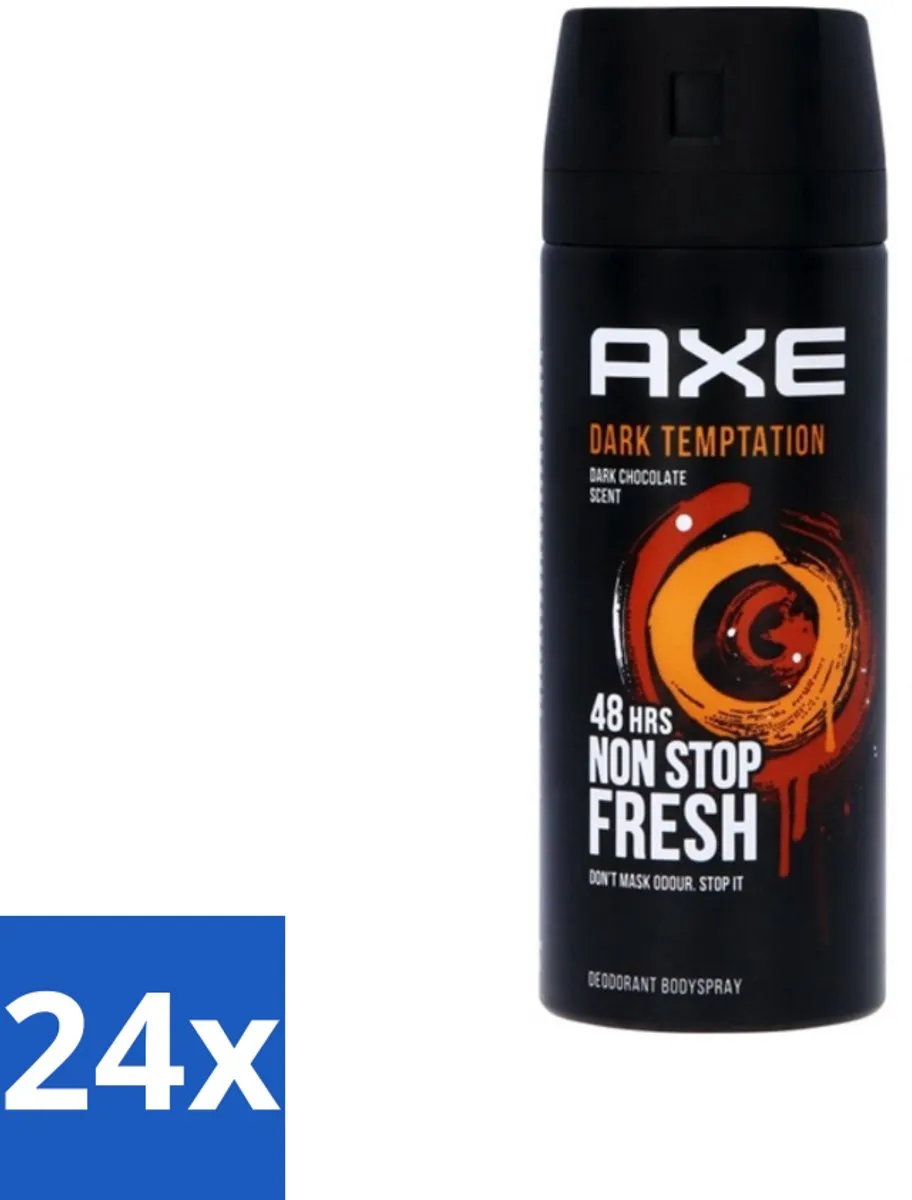 Axe Dark Temptation Deodorant Spray 150ml - 24 Stuks