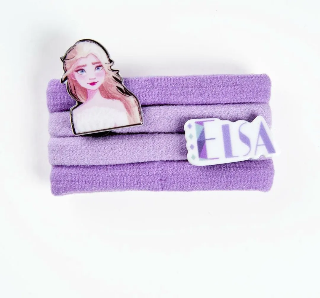 Disney Frozen Haarelastiekjes - 4 Stuks Multicolor