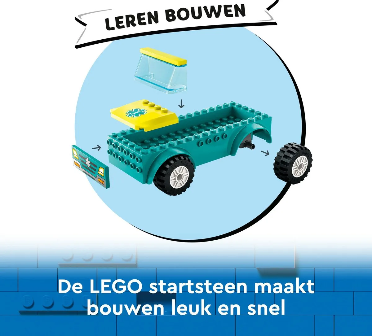 LEGO City Ambulance en Snowboarder 60403 - 2 Minifiguren