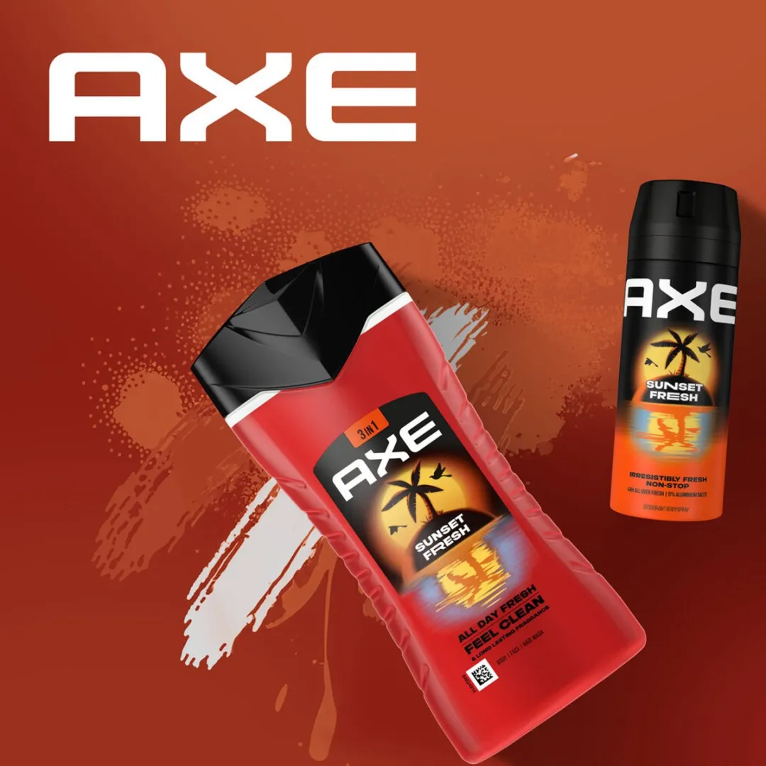 Axe Sunset Fresh Douchegel 3-in-1 750ml - 3 Stuks