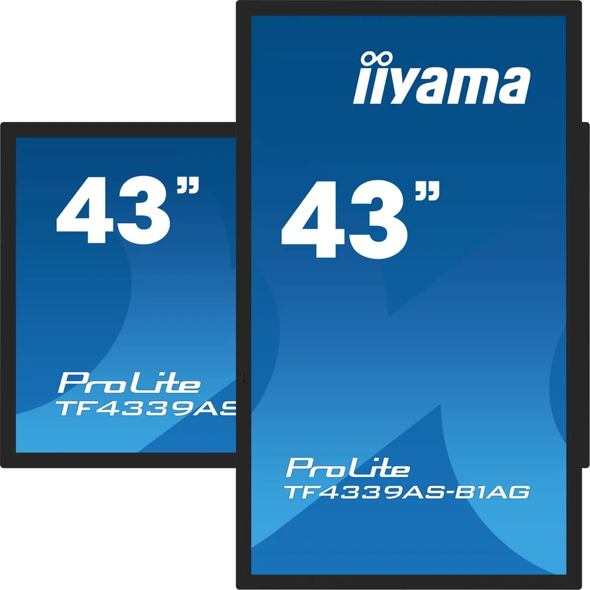 iiyama TF4339AS-B1AG Touchscreen Monitor 4K 42.5" - Zwart