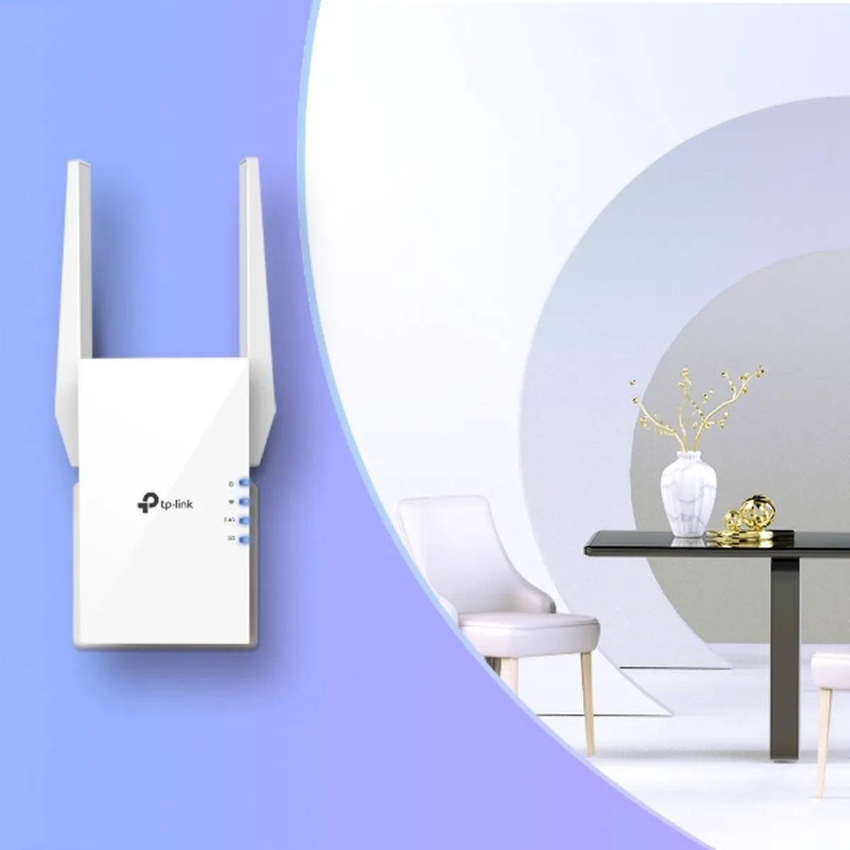 TP-Link RE505X WiFi 6 Repeater AX1500 - 1x Ethernet - Wit