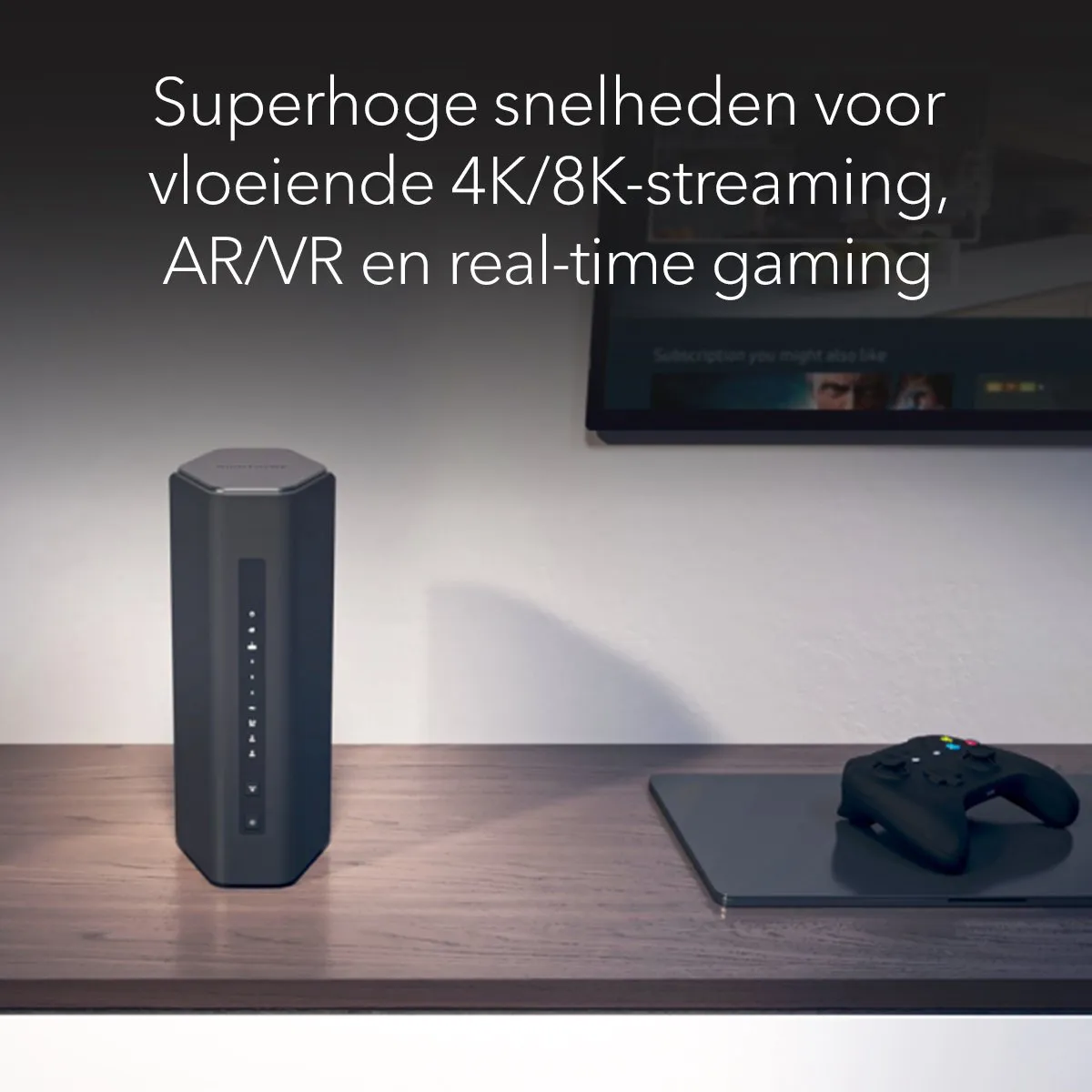 Netgear Nighthawk RS500 WiFi 7 Router - Tri Band 12000 Mbps