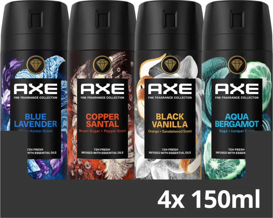 Axe Deodorant Bodyspray Mix Fine Fragrance Collection