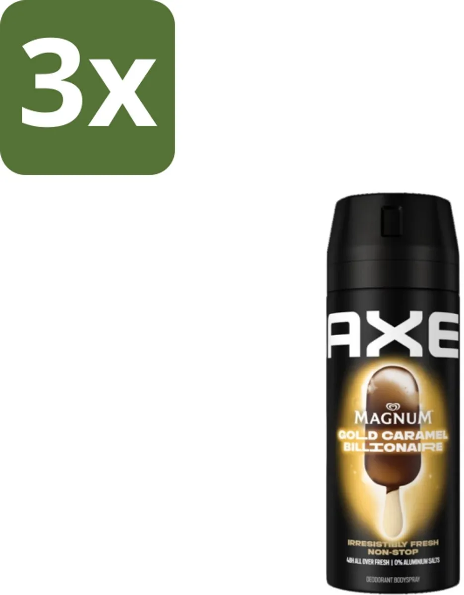 Axe Magnum Gold Caramel Billionaire Bodyspray 450ml
