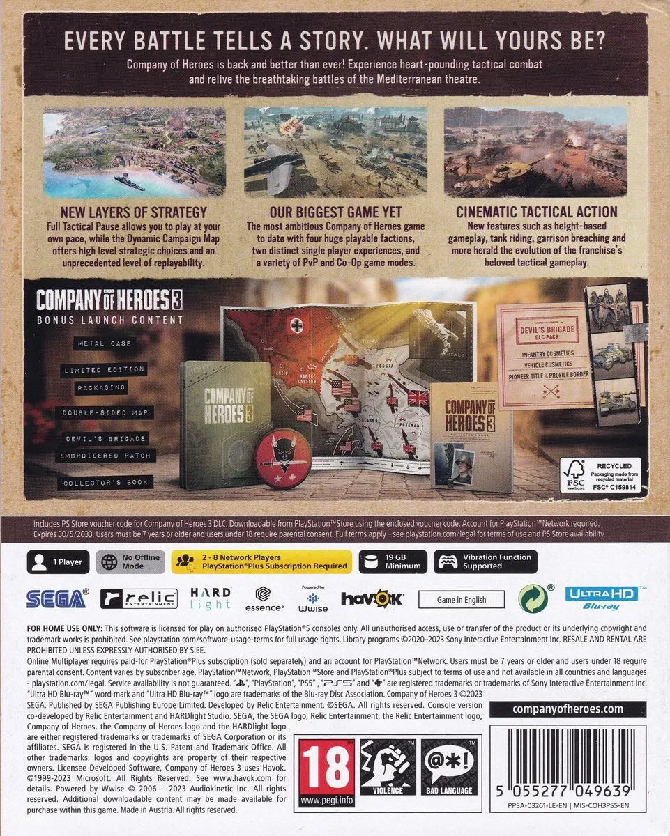 Sega Company of Heroes 3