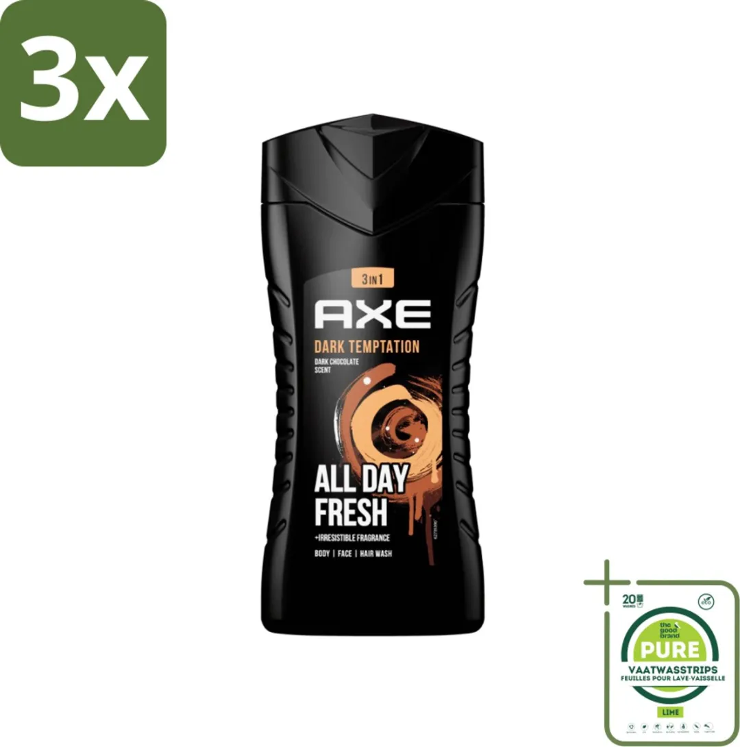 Axe Dark Temptation 3-in-1 Douchegel 750ml