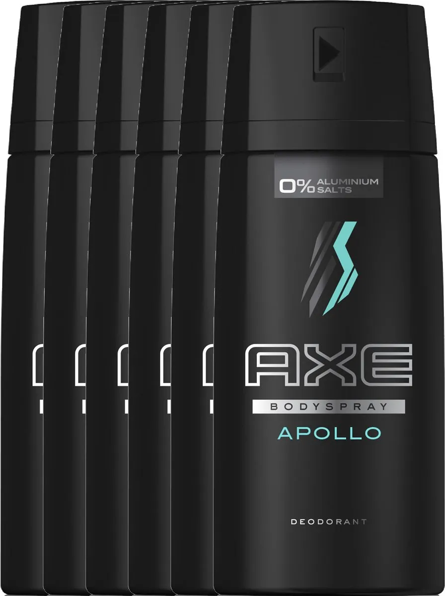 Axe Apollo Deodorant - 6x150ml