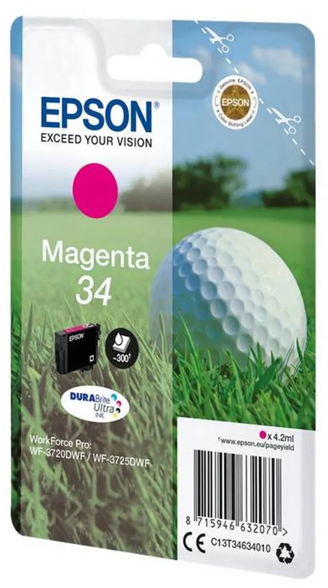Epson C13T34634010 Inktcartridge Magenta - 300 pagina's - afbeelding 6 van 6