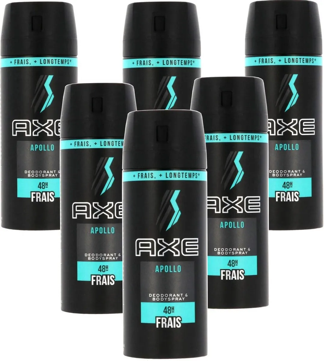 Axe Apollo Deodorant 150ml - 6 Stuks