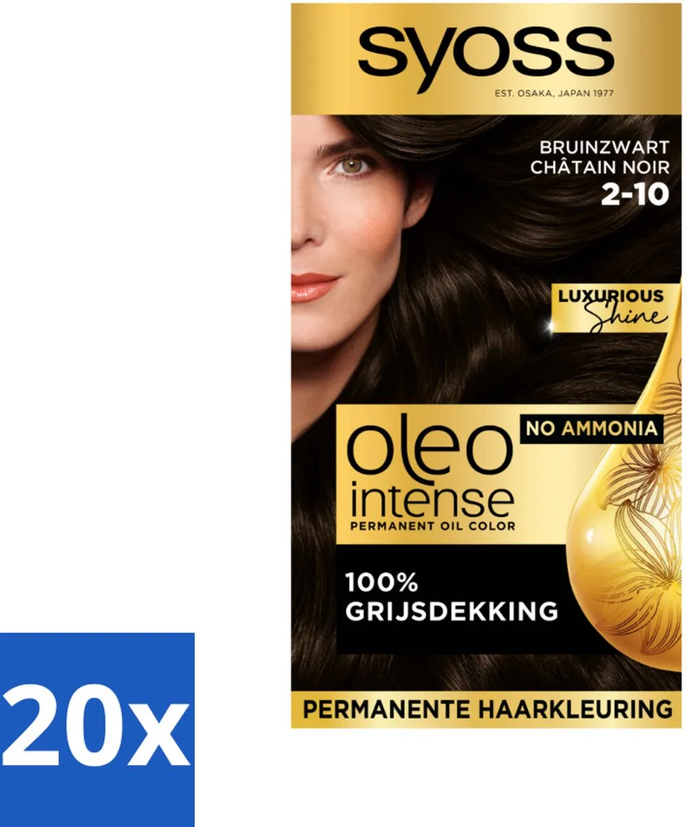 SYOSS Oleo Intense Haarverf 2-10 Bruinzwart