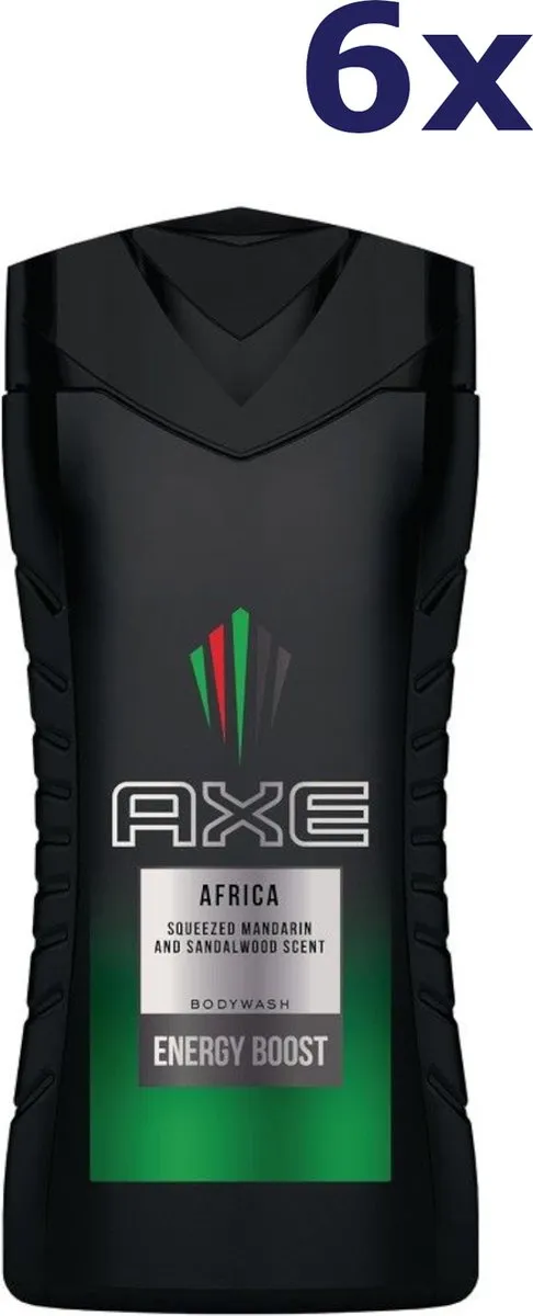 Axe Africa Douchegel 250ml - 6 Stuks