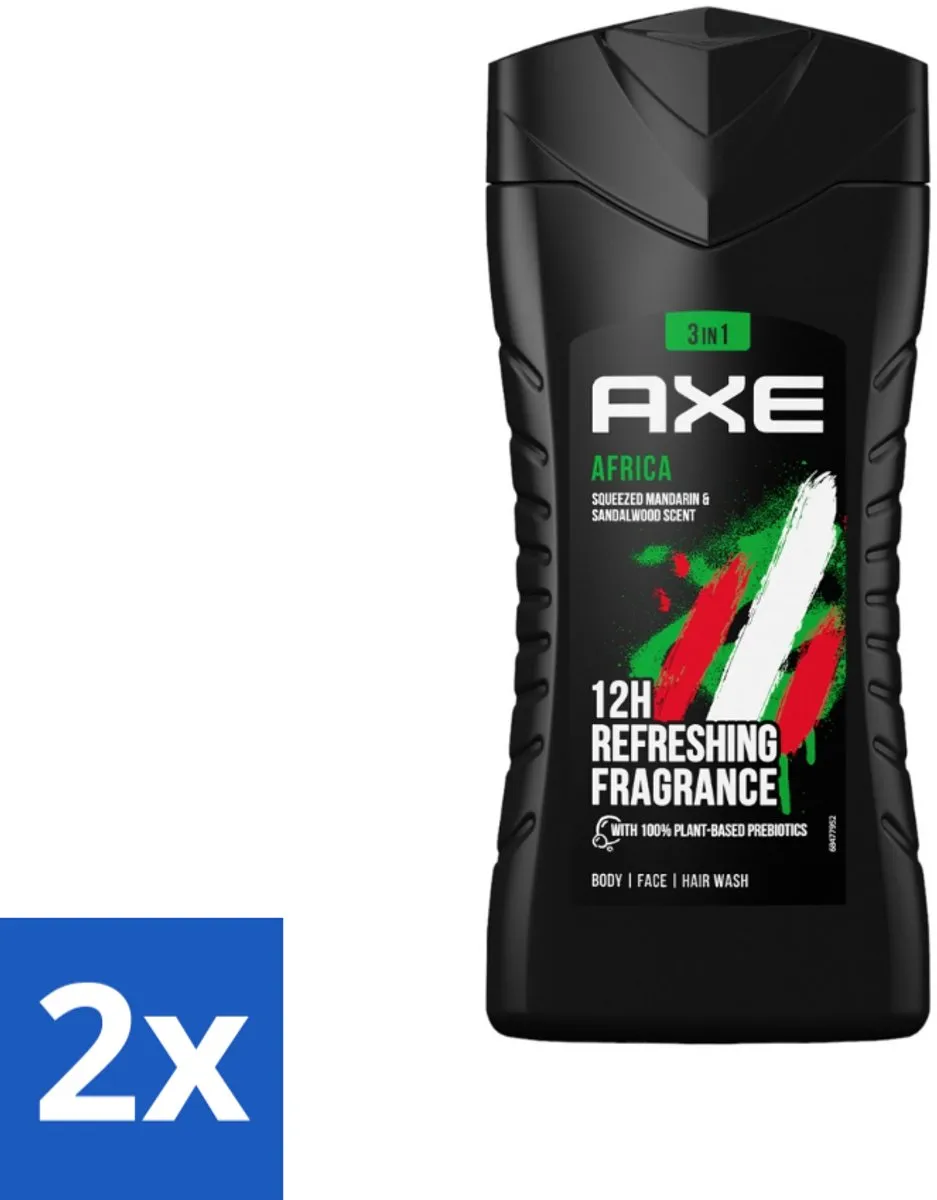 Axe Africa Douchegel 3-in-1